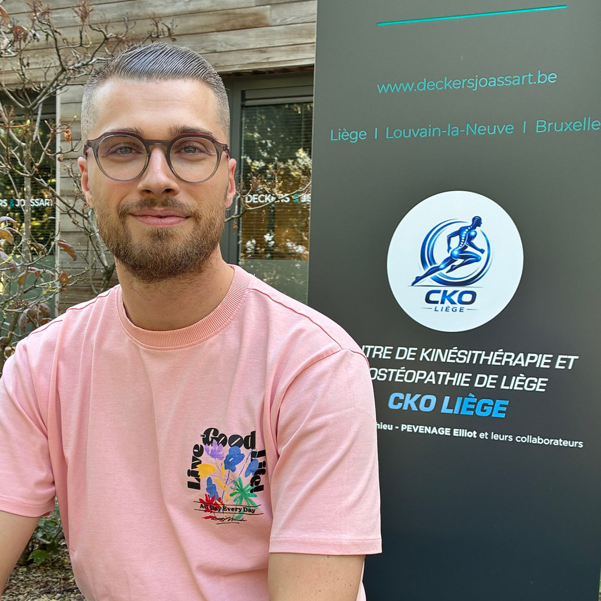 Photo de Mathieu Evrard, fondateur du CKO-Liège